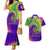 Mardi Gras Couples Matching Mermaid Dress and Hawaiian Shirt Tie-dye Style - Queen LT7 - Wonder Print Shop