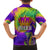 Mardi Gras Family Matching Long Sleeve Bodycon Dress and Hawaiian Shirt Tie-dye Style - Queen LT7 - Wonder Print Shop