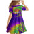 Mardi Gras Family Matching Mermaid Dress and Hawaiian Shirt Tie-dye Style - Queen LT7 - Wonder Print Shop