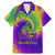 Mardi Gras Family Matching Mermaid Dress and Hawaiian Shirt Tie-dye Style - Queen LT7 - Wonder Print Shop