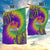 Mardi Gras Garden Flag Tie-dye Style - Queen - Wonder Print Shop