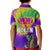 Mardi Gras Kid Polo Shirt Tie-dye Style - Queen - Wonder Print Shop