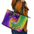 Mardi Gras Leather Tote Bag Tie-dye Style - Queen - Wonder Print Shop