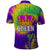 Mardi Gras Polo Shirt Tie-dye Style - Queen - Wonder Print Shop