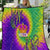 Mardi Gras Quilt Tie-dye Style - Queen