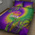 Mardi Gras Quilt Bed Set Tie-dye Style - Queen - Wonder Print Shop