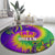 Mardi Gras Round Carpet Tie-dye Style - Queen