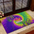 Mardi Gras Rubber Doormat Tie-dye Style - Queen - Wonder Print Shop