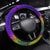 Mardi Gras Steering Wheel Cover Tie-dye Style - Queen - Wonder Print Shop