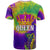 Mardi Gras T Shirt Tie-dye Style - Queen - Wonder Print Shop