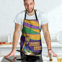 Faux Glitter Mardi Gras Pelican Apron - Wonder Print Shop