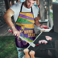 Faux Glitter Mardi Gras Pelican Apron - Wonder Print Shop