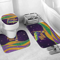 Faux Glitter Mardi Gras Pelican Bathroom Set - Wonder Print Shop