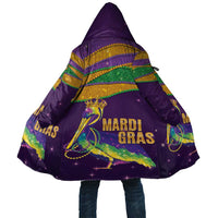 Faux Glitter Mardi Gras Pelican Cloak - Wonder Print Shop