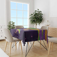 Faux Glitter Mardi Gras Pelican Tablecloth - Wonder Print Shop