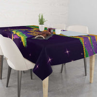 Faux Glitter Mardi Gras Pelican Tablecloth - Wonder Print Shop
