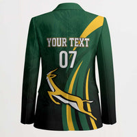 South Africa WC2026 Personalized Blazer Springboks Champion