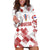 Personalised Croatia Football Hoodie Dress Champions Hrvatska - Mosaic Style - Wonder Print Shop