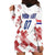 Personalised Croatia Football Hoodie Dress Champions Hrvatska - Mosaic Style - Wonder Print Shop