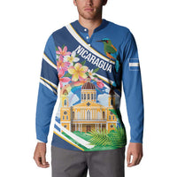 Nicaragua Granada Personalized Button Sweatshirt Viva Nica - Wonder Print Shop