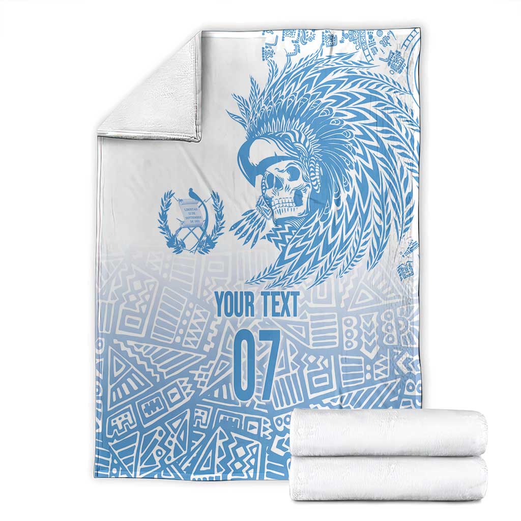 Guatemala Personalized Blanket Mayan Warrior - Wonder Print Shop