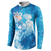 Afro Erzulie Dantor Veve Button Sweatshirt Mother Goddess