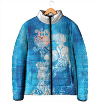 Afro Erzulie Dantor Veve Padded Jacket Mother Goddess