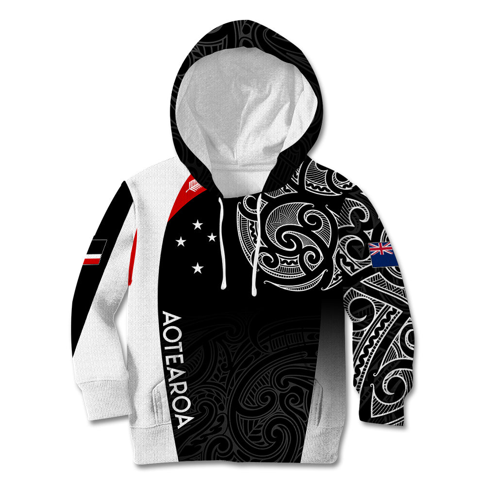 Personalised New Zealand Rugby Kid Hoodie Aotearoa World Cup 2023 Champions - Wonder Print Shop