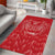 Wales Rugby Personalised Area Rug Heraldic Dragon Basic Red