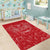 Wales Rugby Personalised Area Rug Heraldic Dragon Basic Red