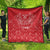 Wales Rugby Personalised Quilt Heraldic Dragon Basic Red