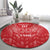 Wales Rugby Personalised Round Carpet Heraldic Dragon Basic Red