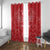 Wales Rugby Personalised Window Curtain Heraldic Dragon Basic Red