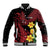 Wales Cymru Am Byth Baseball Jacket Dragon & Daffodil