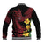 Wales Cymru Am Byth Baseball Jacket Dragon & Daffodil