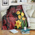 Wales Cymru Am Byth Blanket Dragon & Daffodil