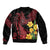 Wales Cymru Am Byth Bomber Jacket Dragon & Daffodil