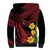 Wales Cymru Am Byth Sherpa Hoodie Dragon & Daffodil