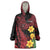 Wales Cymru Am Byth Wearable Blanket Hoodie Dragon & Daffodil