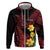 Wales Cymru Am Byth Zip Hoodie Dragon & Daffodil