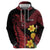 Wales Cymru Am Byth Zip Hoodie Dragon & Daffodil