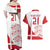 Custom Denmark Football Couples Matching Off Shoulder Maxi Dress and Hawaiian Shirt Come On Danish Dynamite LT9 - Wonder Print Shop