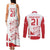 Custom Denmark Football Couples Matching Tank Maxi Dress and Long Sleeve Button Shirt Come On Danish Dynamite LT9 - Wonder Print Shop