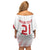 Custom Denmark Football Family Matching Off Shoulder Short Dress and Hawaiian Shirt Come On Danish Dynamite LT9 - Wonder Print Shop