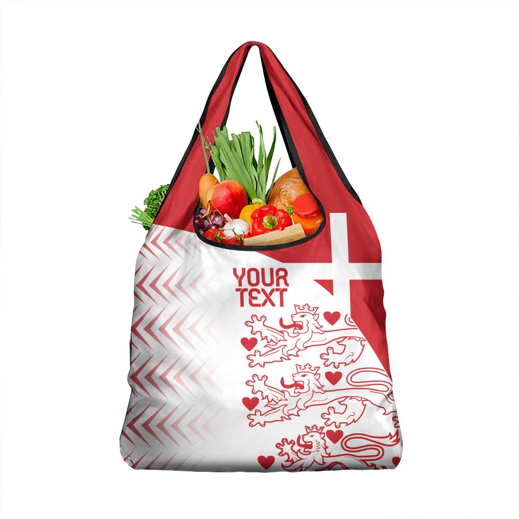 Custom Denmark Football Grocery Bag Come On Danish Dynamite