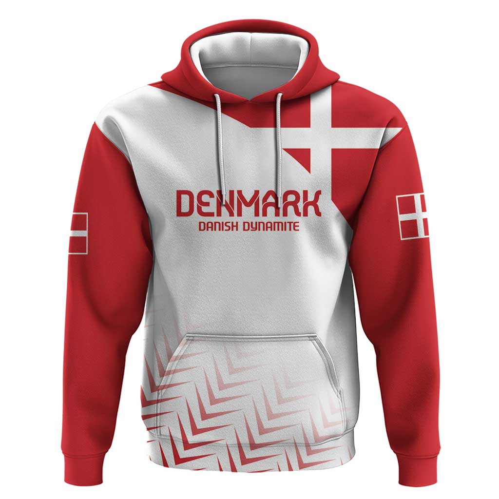 Custom Denmark Football Hoodie Come On Danish Dynamite - Wonder Print Shop