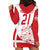 Custom Denmark Football Hoodie Dress Come On Danish Dynamite - Wonder Print Shop