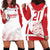 Custom Denmark Football Hoodie Dress Come On Danish Dynamite - Wonder Print Shop