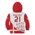 Custom Denmark Football Kid Hoodie Come On Danish Dynamite - Wonder Print Shop