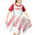 Custom Denmark Football Kid Short Sleeve Dress Come On Danish Dynamite - Wonder Print Shop